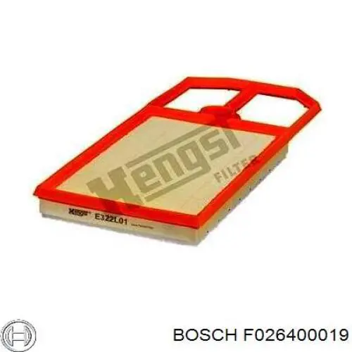 F026400019 Bosch filtro de aire