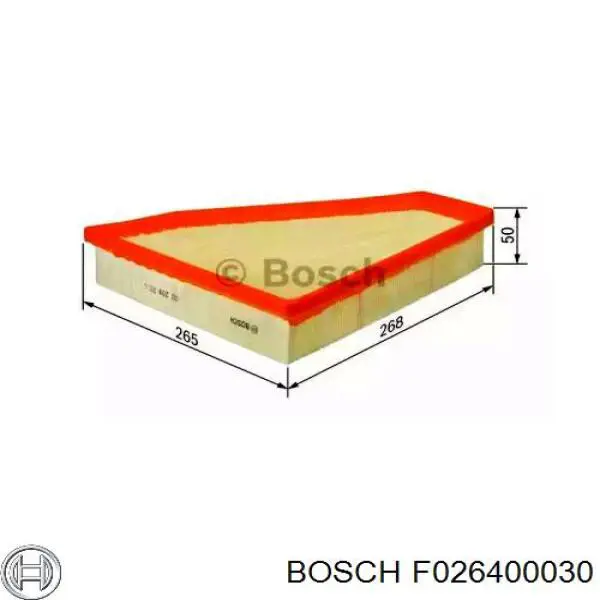 F026400030 Bosch filtro combustible