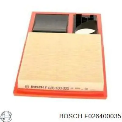 F026400035 Bosch filtro de aire