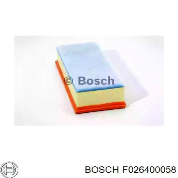 F026400058 Bosch filtro de aire
