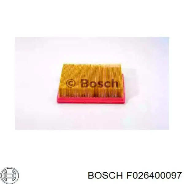 F026400097 Bosch Filtro de aire de motor