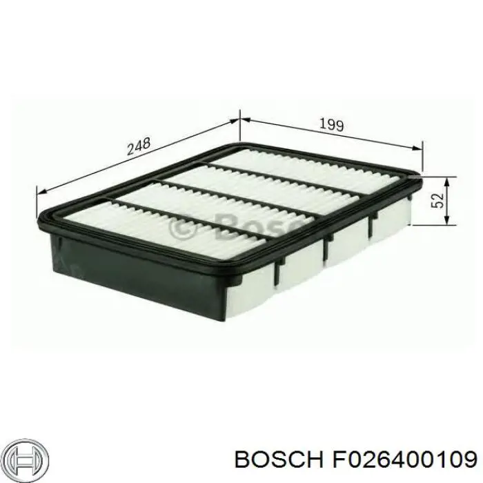 El filtro de aire Bosch F026400109 precio, desde 11,98 EUR