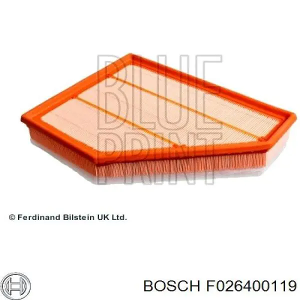 F026400119 Bosch Filtro de aire de motor