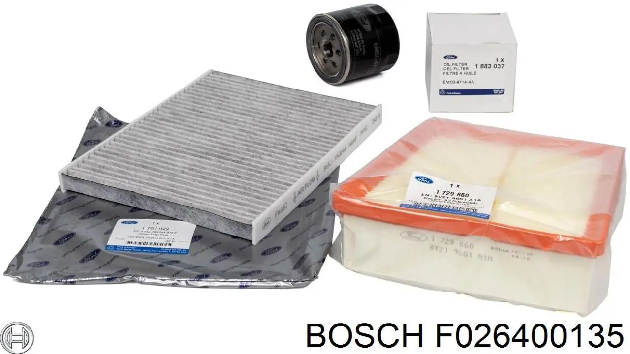 F026400135 Bosch Filtro de aire de motor