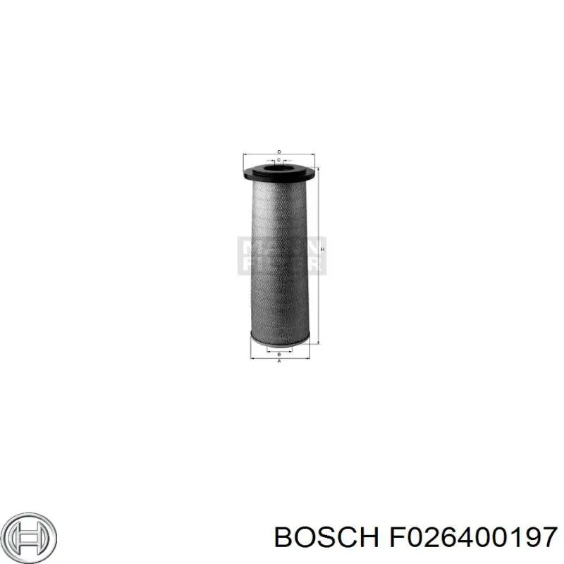 F026400197 Bosch filtro de aire