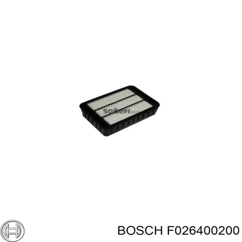 Filtro de aire F026400200 Bosch