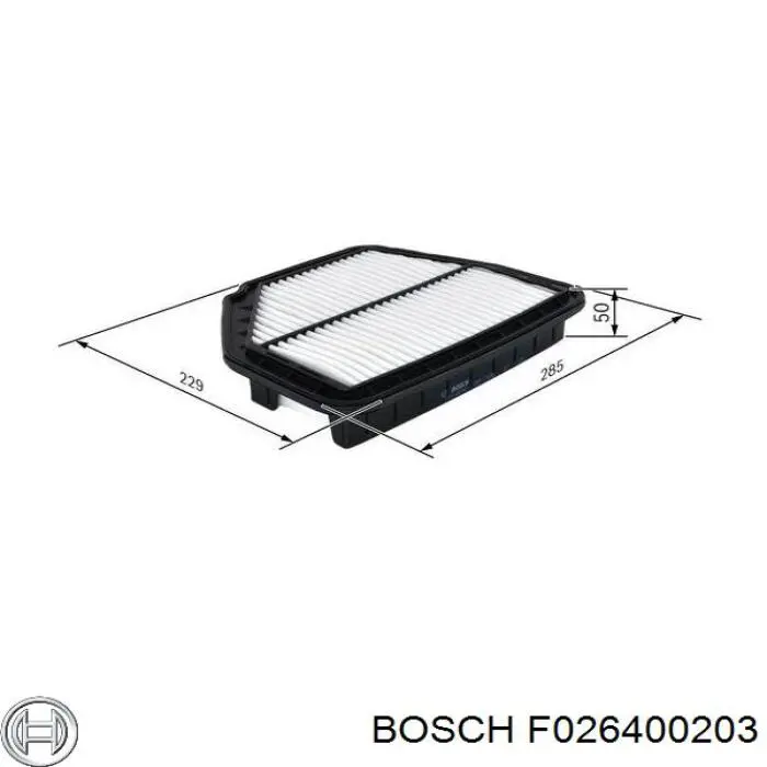Filtro aire Bosch F026400203