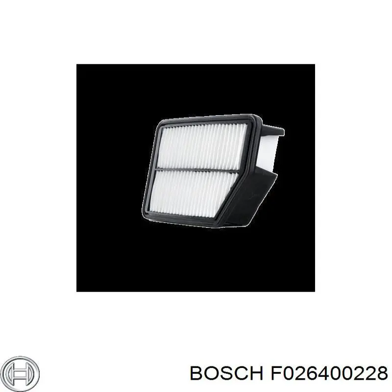 F026400228 Bosch Filtro de aire de motor