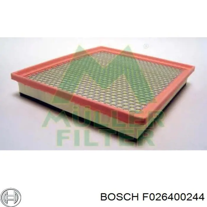 F026400244 Bosch Filtro de aire de motor