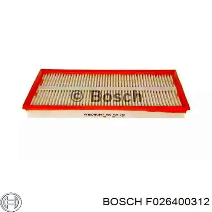 F 026 400 312 Bosch filtro de aire