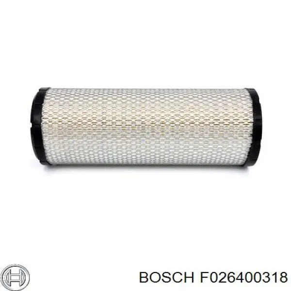 F 026 400 318 Bosch filtro de aire