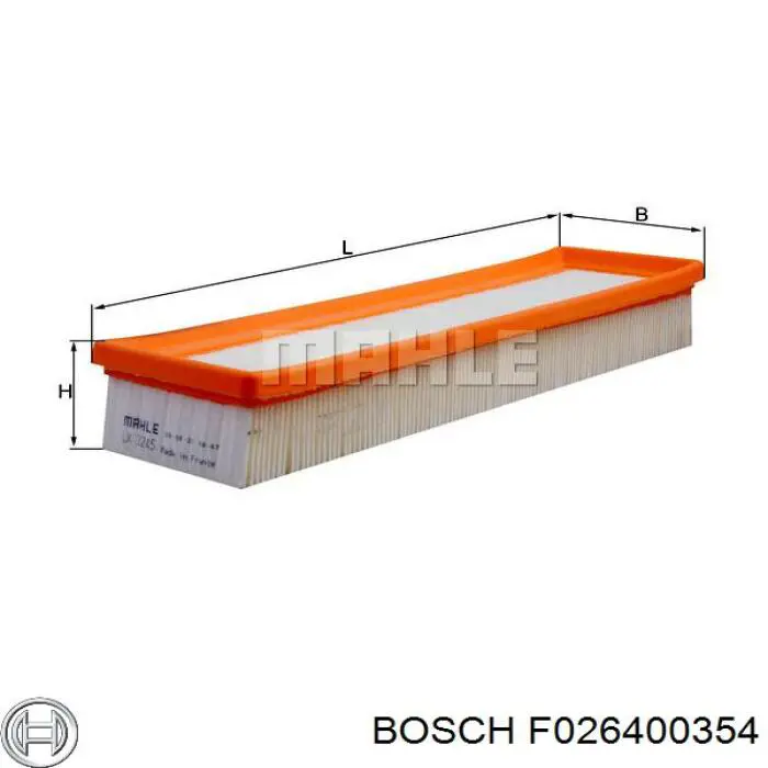 Filtro de aire 30A1500 UFI