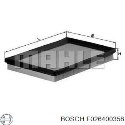 F026400358 Bosch filtro de aire