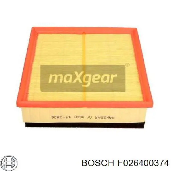 F026400374 Bosch Filtro de aire de motor
