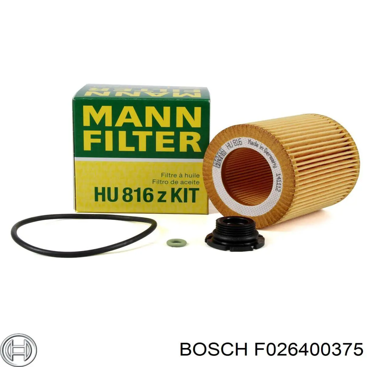 F026400375 Bosch Filtro de aire de motor