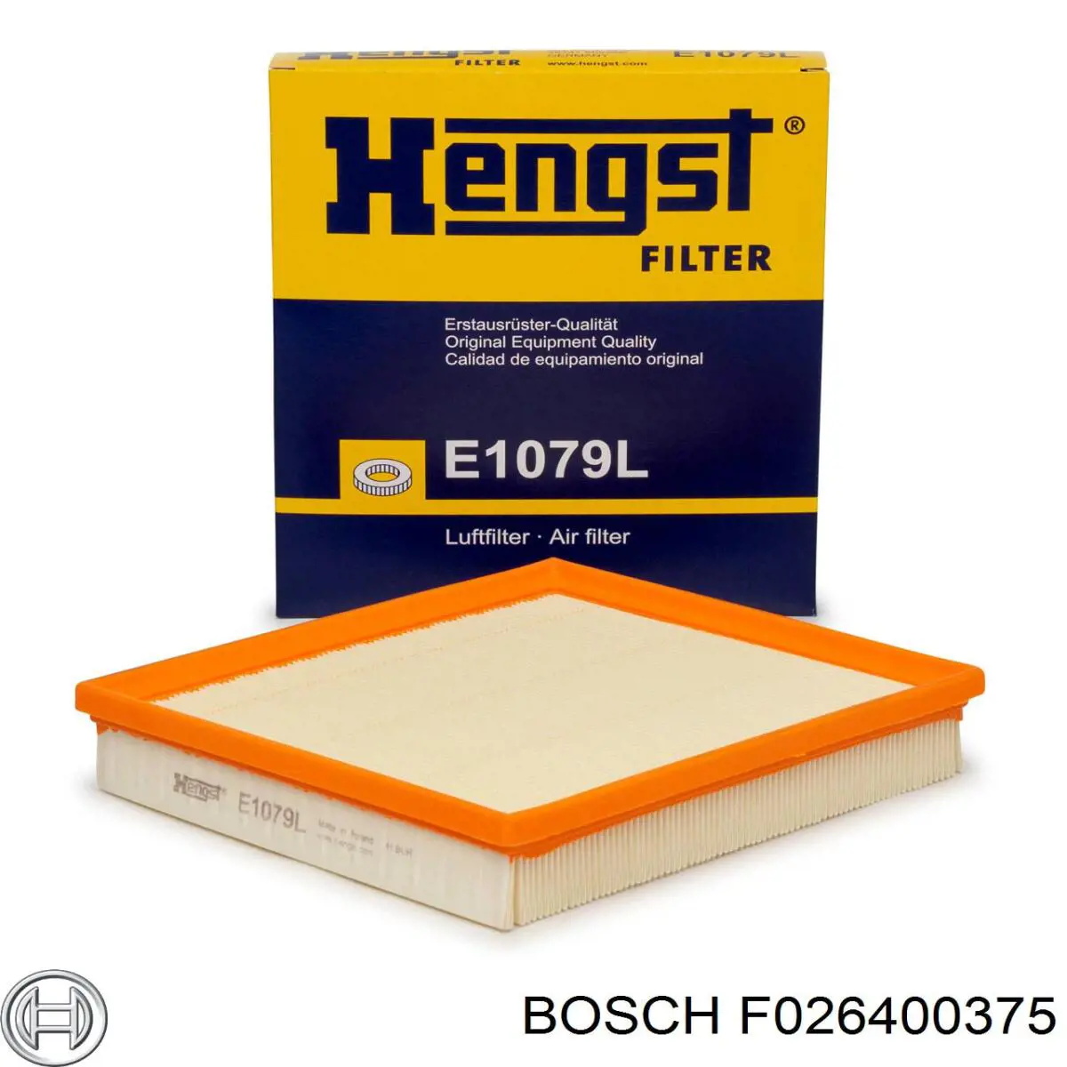 F026400375 Bosch filtro de aire