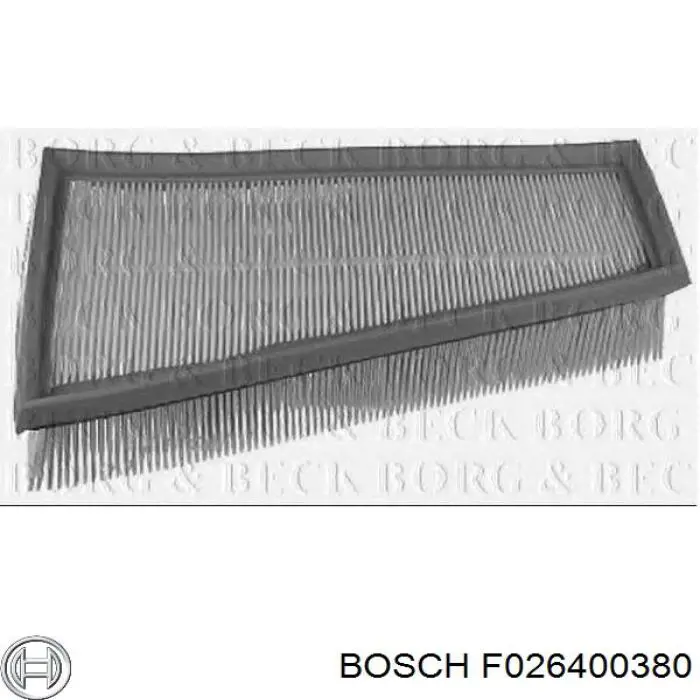 Filtro aire UFI 30A3800
