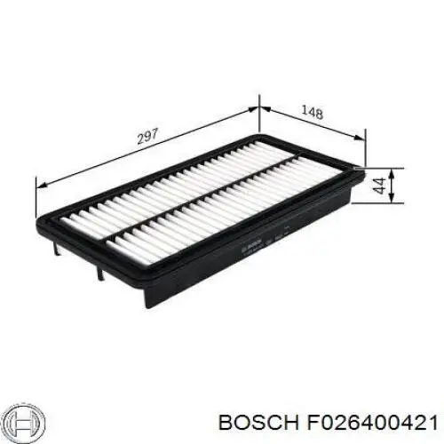 Filtro de aire 1378054L00 Suzuki