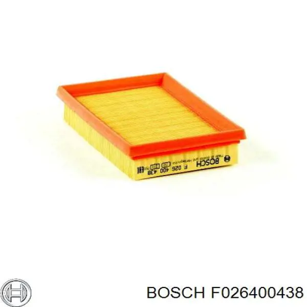 F026400438 Bosch filtro de aire