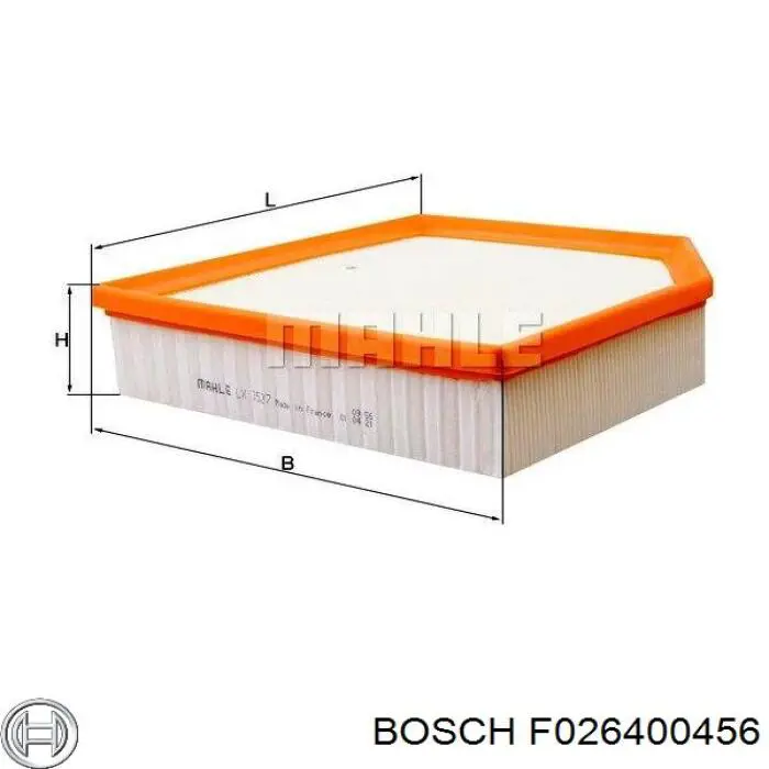 Filtro aire Bosch F026400456