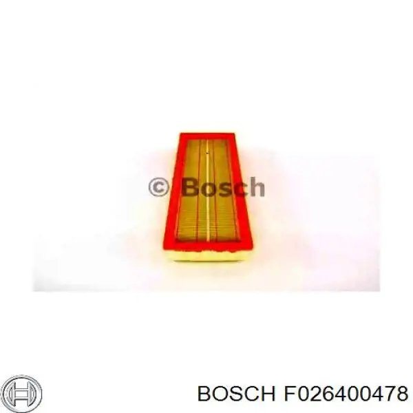 F026400478 Bosch Filtro de aire de motor