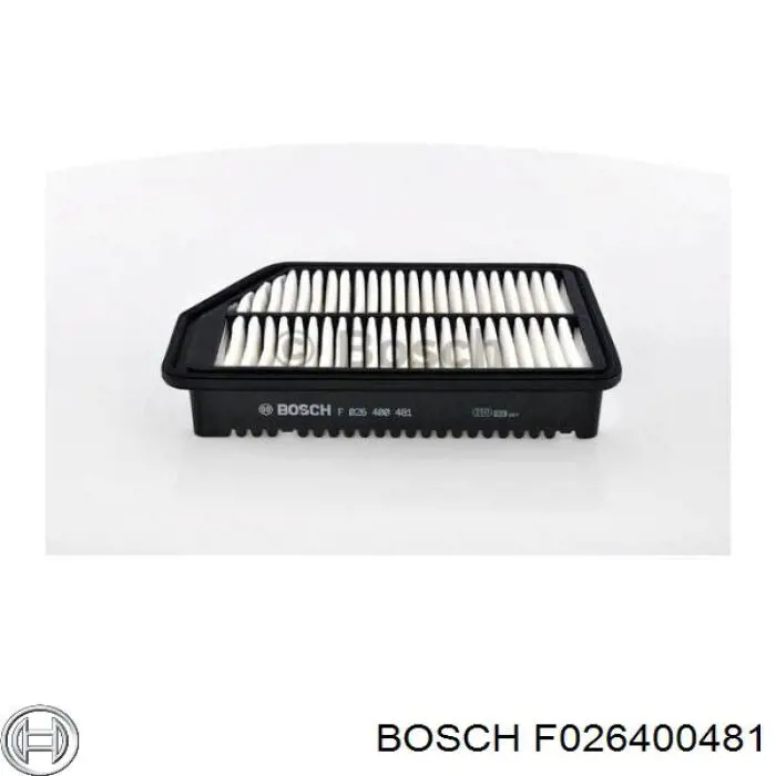 F026400481 Bosch Filtro aire