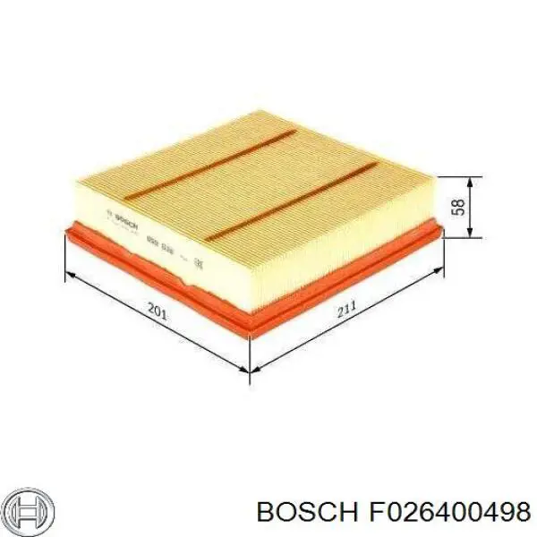 30A5800 UFI Filtro de aire de motor