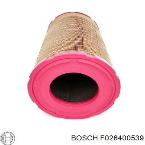 F026400539 Bosch filtro de aire