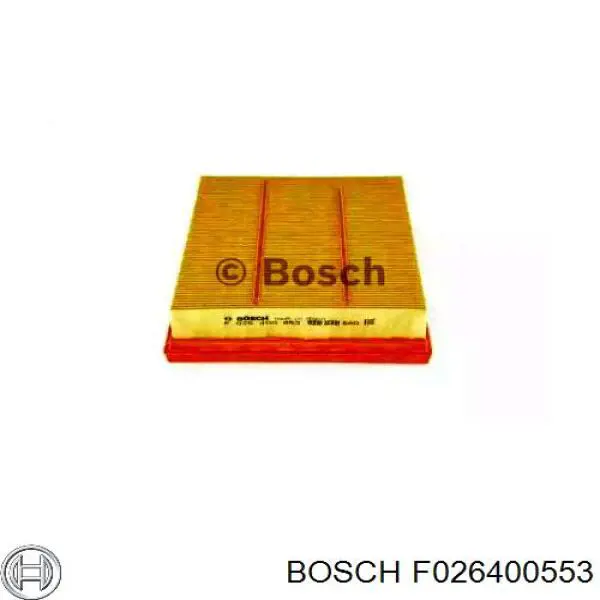 F026400553 Bosch Filtro de aire de motor
