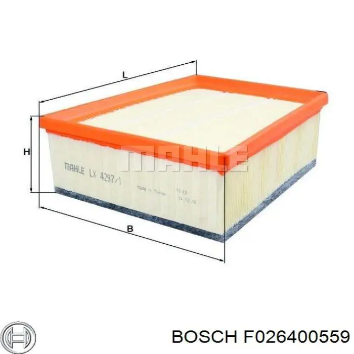 Filtro aire Bosch F026400559