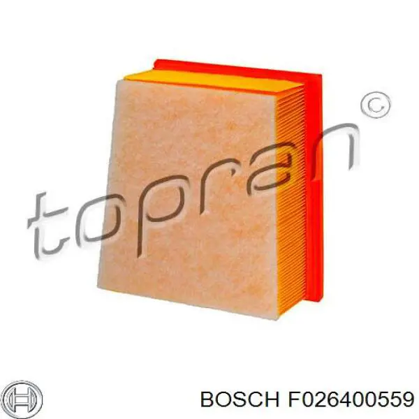 F026400559 Bosch Filtro de aire de motor