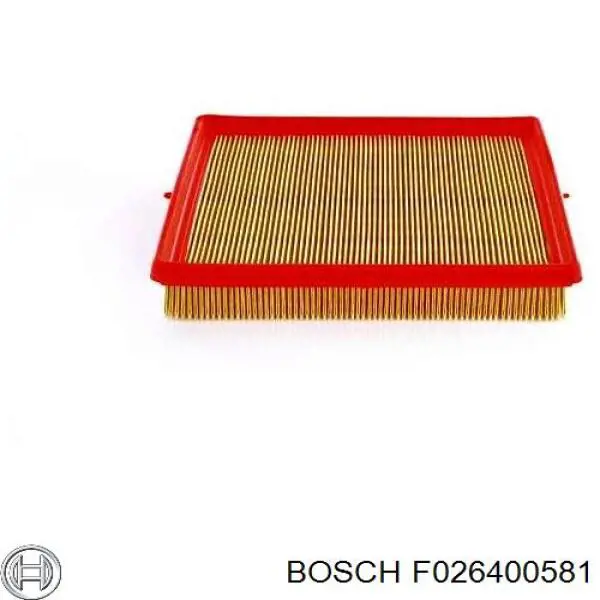 F026400581 Bosch filtro de aire