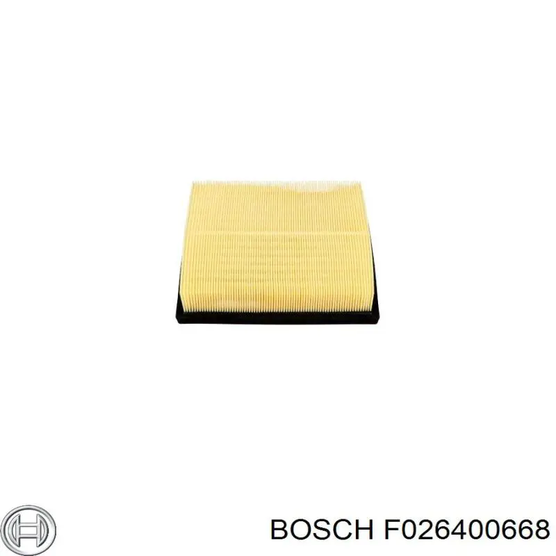 F026400668 Bosch filtro de aire