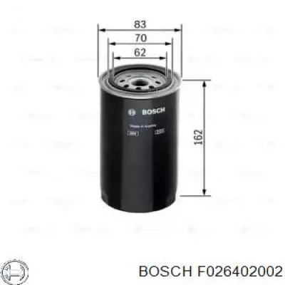 F026402002 Bosch filtro combustible