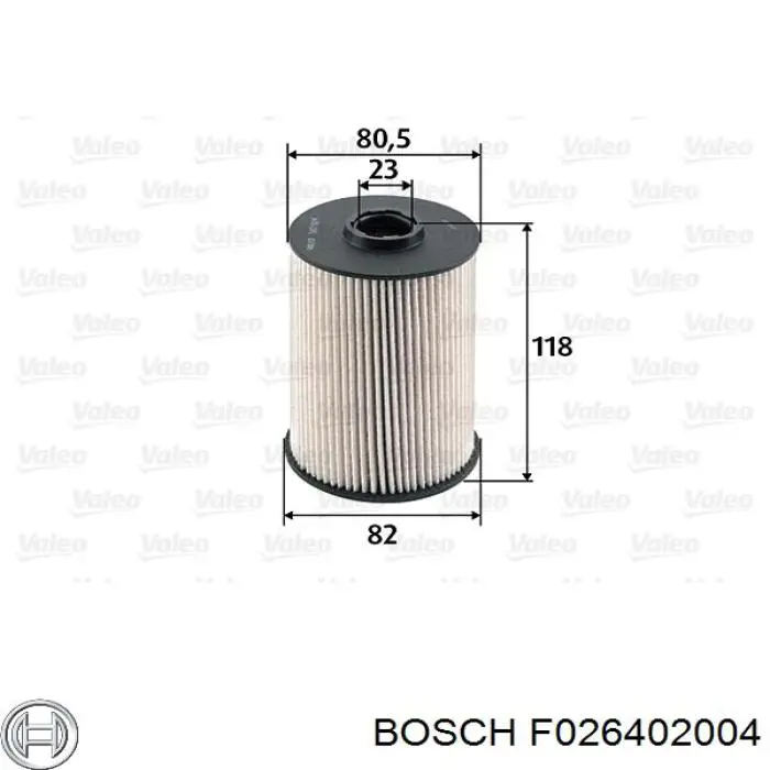 F026402004 Bosch filtro combustible