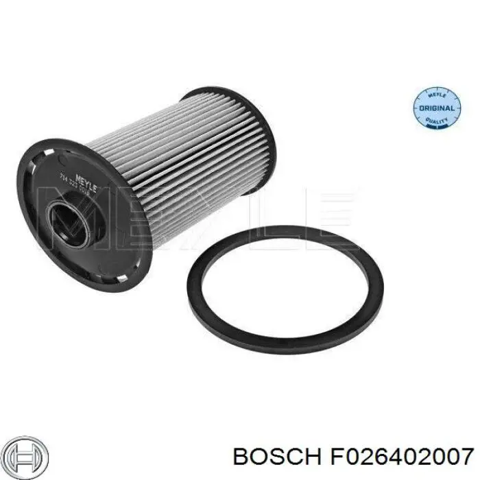 Filtro de gasoil Bosch F026402007