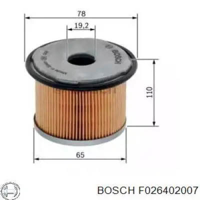 Comprar F026402007 Bosch Filtro diesel