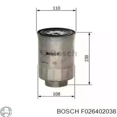 Comprar F026402038 Bosch Filtro diesel