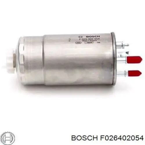 F 026 402 054 Bosch filtro combustible