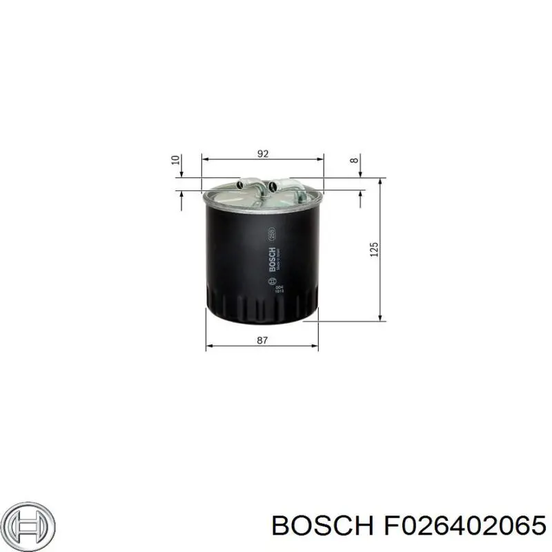 Filtro de gasoil Bosch F026402065