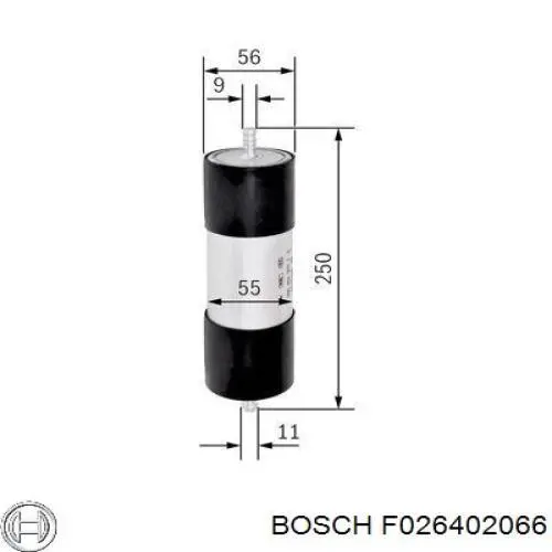 F026402066 Bosch filtro combustible