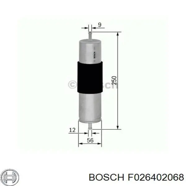 Filtro combustible Bosch F026402068 precio, desde 15,72 EUR