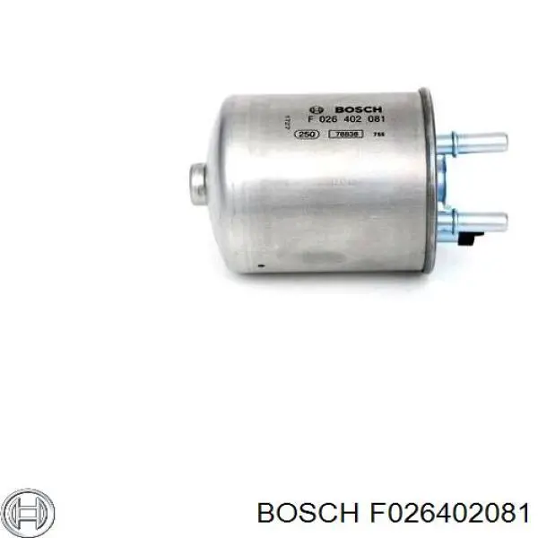 F026402081 Bosch filtro combustible