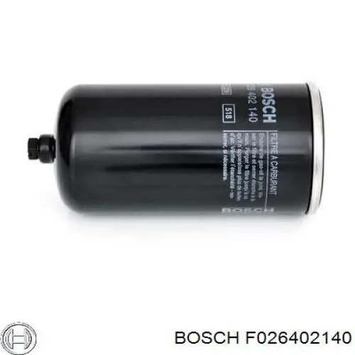 F026402140 Bosch filtro de combustible