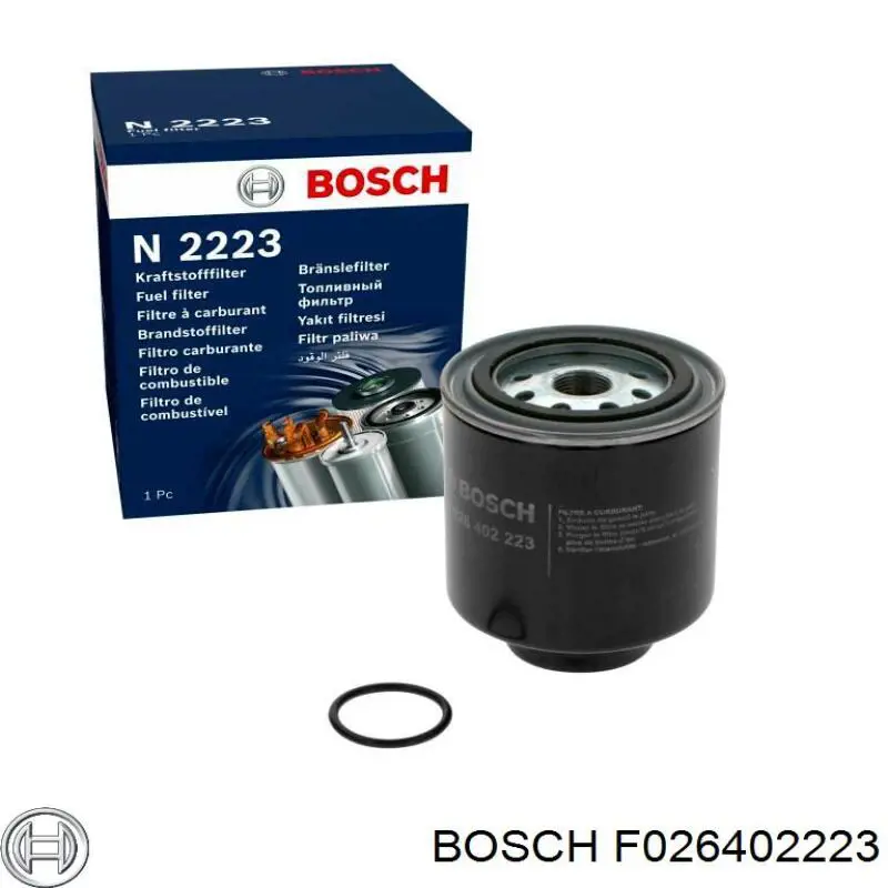 Filtro combustible Bosch F026402223 precio, desde 23,13 EUR