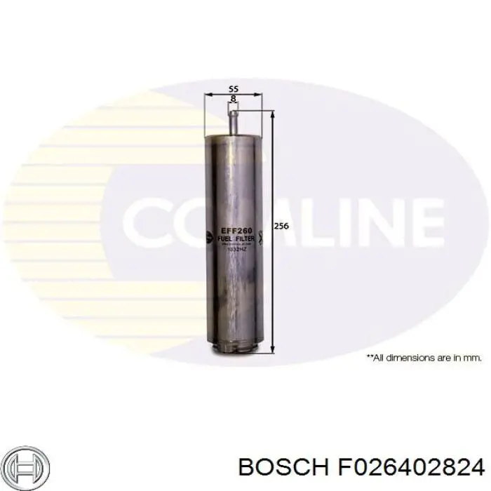 F026402824 Bosch Filtro de gasolina