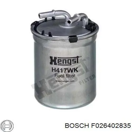 Comprar F026402835 Bosch Filtro diesel