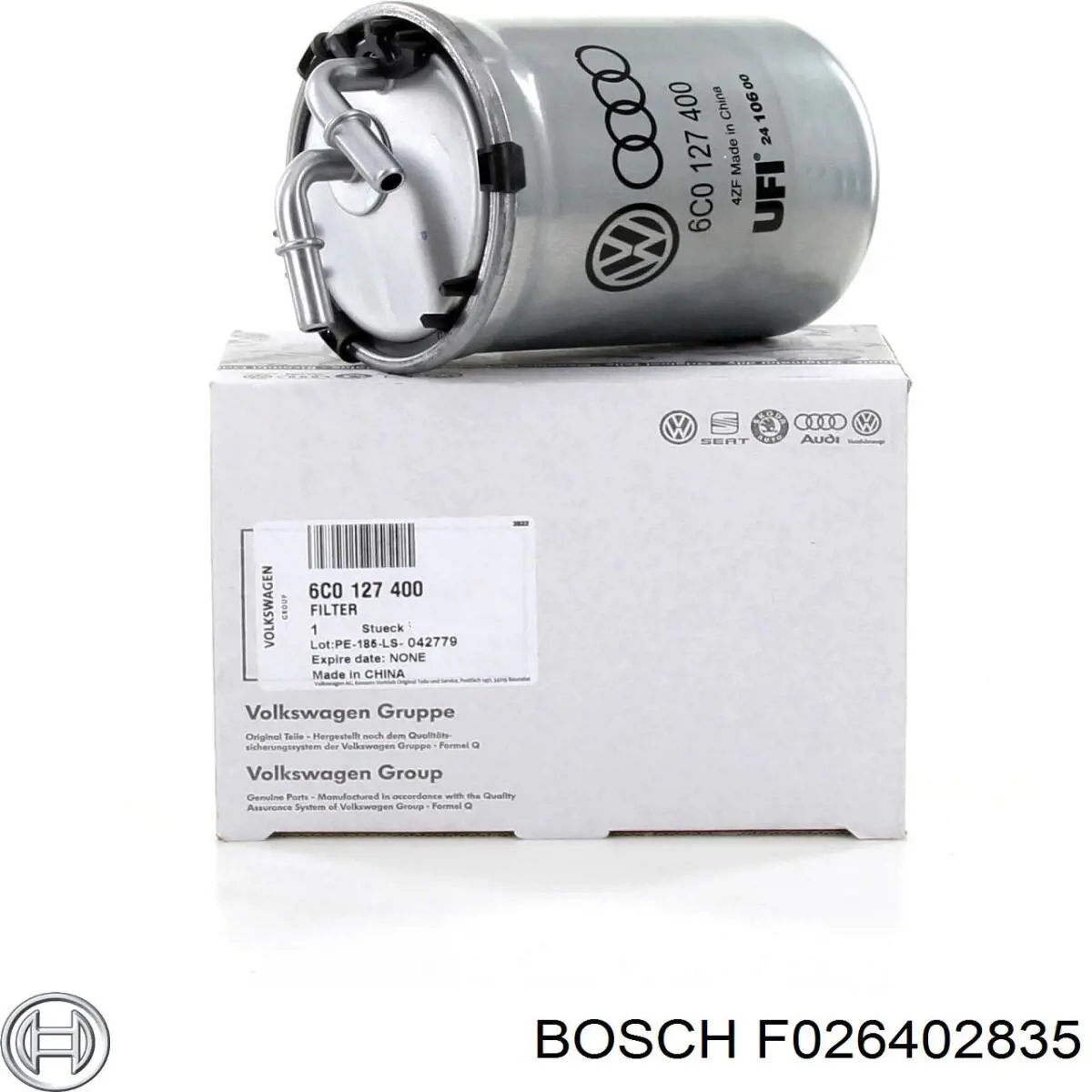 Filtro de combustible F026402835 Bosch