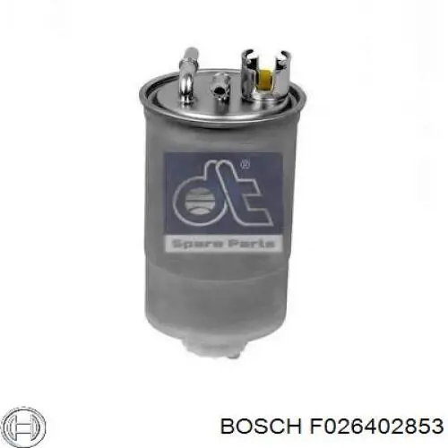Filtro de gasoil Bosch F026402853