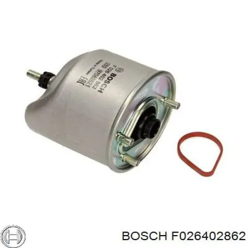 Filtro de gasoil Bosch F026402862